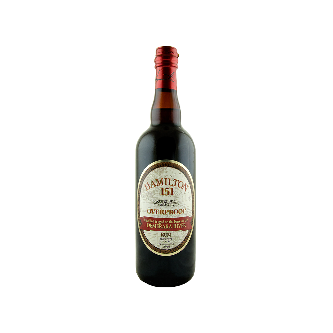 Bottle Image for Hamilton 151 Overproof Demerara Rum