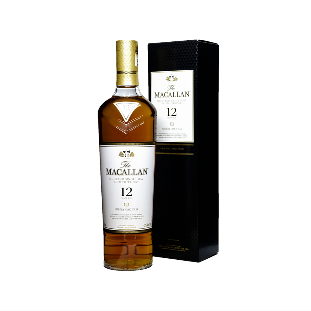 Bottle Image for Macallan 12 Year Old Sherry Cask Single Malt Scotch Whisky