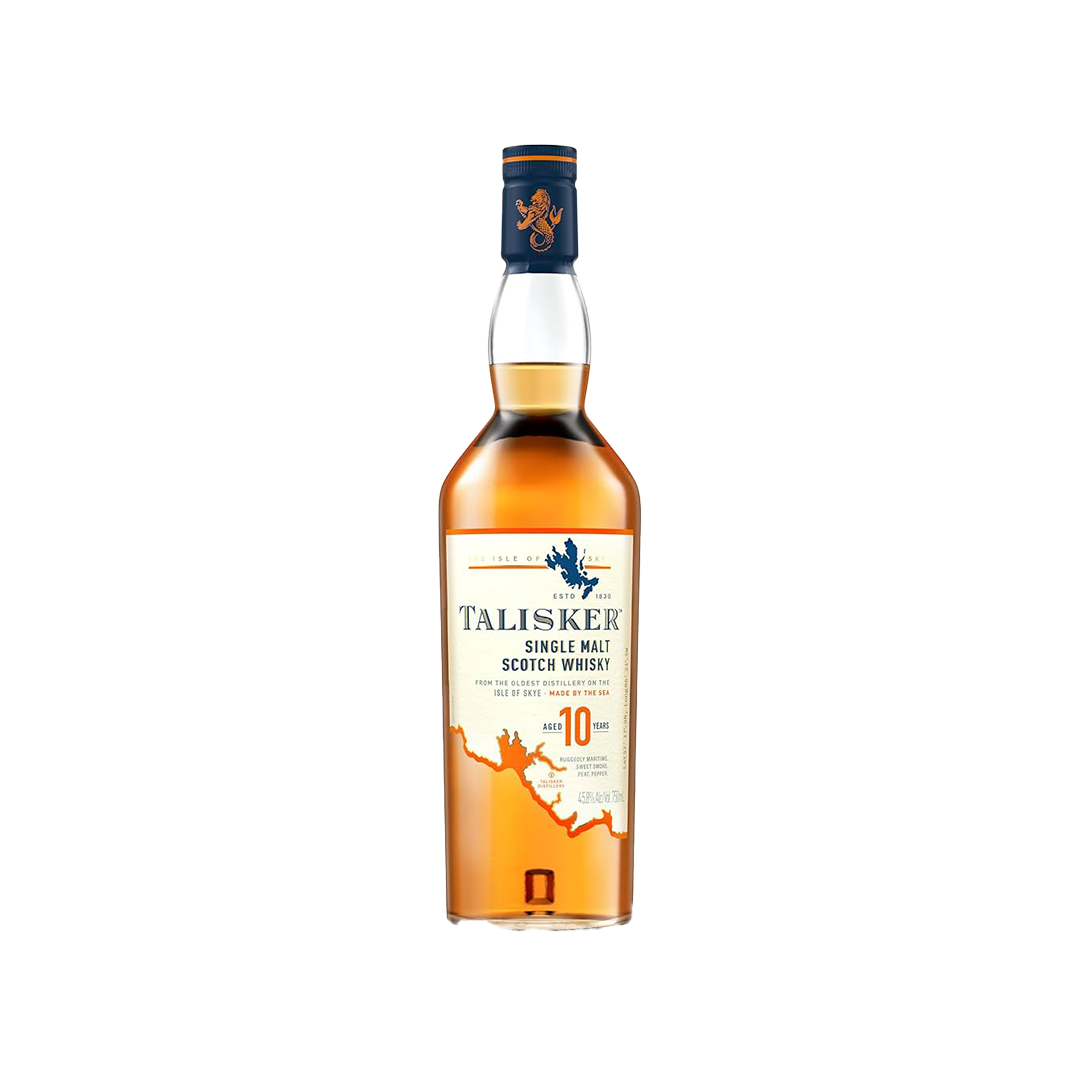 Bottle Image for Talisker 10 Year Old Single Malt Scotch Whisky