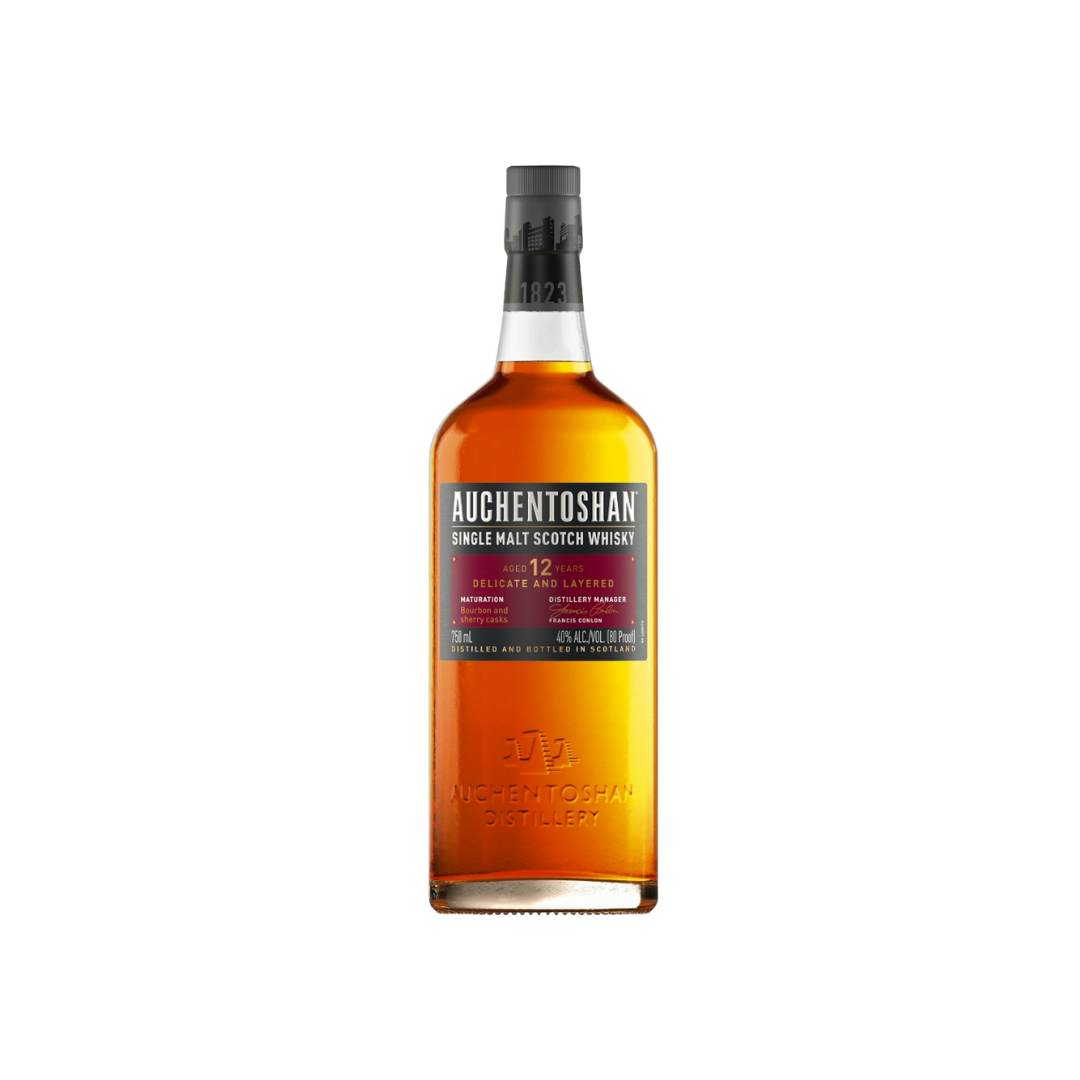 Bottle Image for Auchentoshan 12 Year Old Single Malt Scotch Whisky