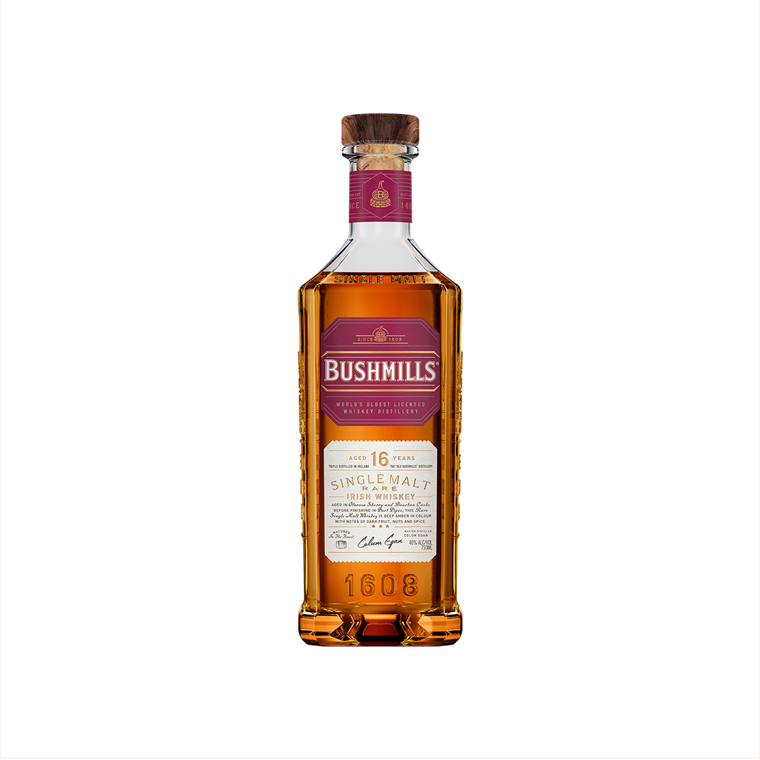 Bottle Image for Bushmills 16 Year Single Malt Irish Whiskey