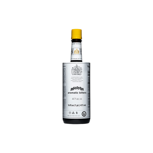 Bottle of Angostura Aromatic Bitters.